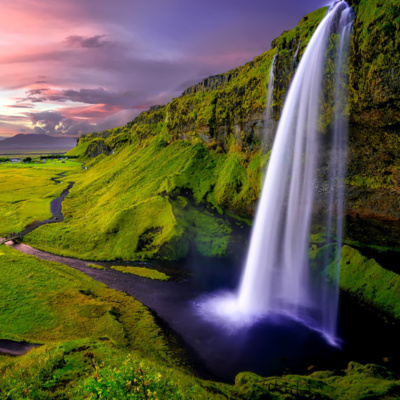 Tranquil Nature Sounds (8 Hours) | Relaxing Waterfall for Meditation