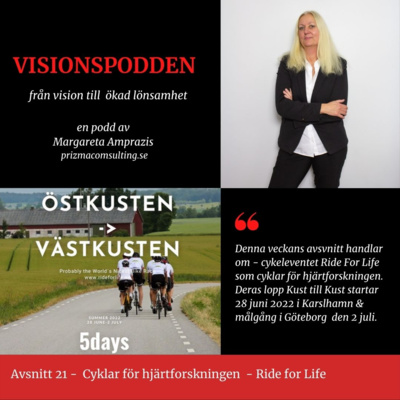 Avsnitt 21 Cyklar för hjärtforskningen - Ride for life