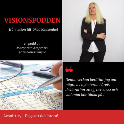 Avsnitt 29 - Dags att deklarera