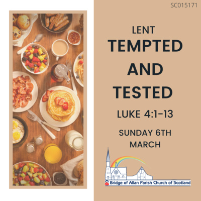 lent 1 - tempted and tested - Ukraine response - Luke 4:1-13 - Sunday 6th March 2022