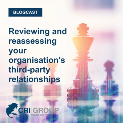 Reviewing and reassessing your organisation's third-party relationships