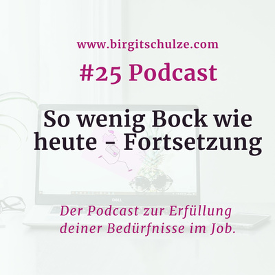 #25 So wenig Bock wie heute - Fortsetzung von Folge #24