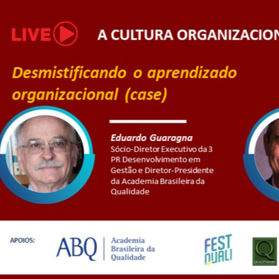 Live "Desmistificando o aprendizado organizacional - Eduardo Guaragna