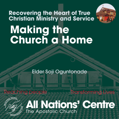 Recovering the Heart of True Christian Ministry and Service: Making the Church a Home episode artwork