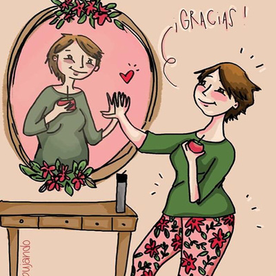 Eini dibujando