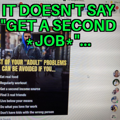 Ep 85 - It Says Second Income, Not Second Job