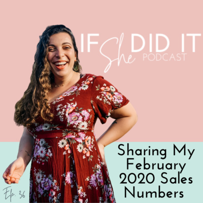 My February 2020 Sales Numbers
