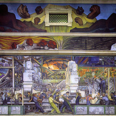 "A indústria de Detroit" Murais de Diego Rivera - Carolina Ferreira