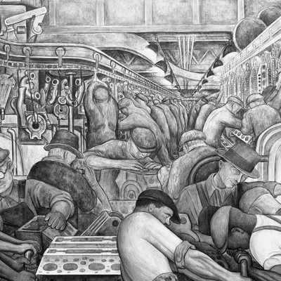 Diego Rivera - "Indústria de Detroit" - Ayla Murata