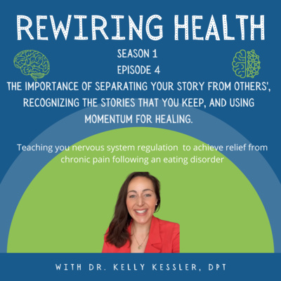 Ep. 4 The importance of separating your story from others', recognizing the stories that you keep, and using momentum for healing. episode artwork
