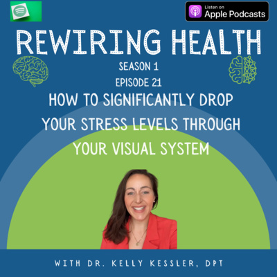 Ep. 21 How to significantly drop your stress levels through your visual system episode artwork