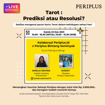 Episode 45. IGLive #2 TAROT - Prediksi atau Resolusi 2021? bersama kakak Amelia