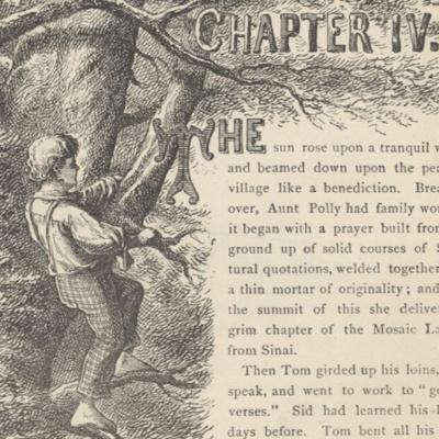 Ch. 4 - Showing off in Sunday School - The Adventures of Tom Sawyer