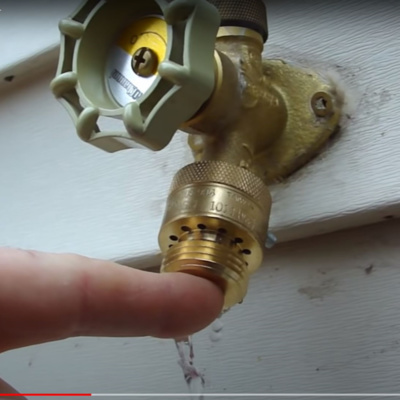 Mean feedback, leaky hose spigots, and wet sub-slab ducts