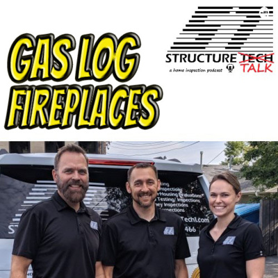 Gas log fireplaces