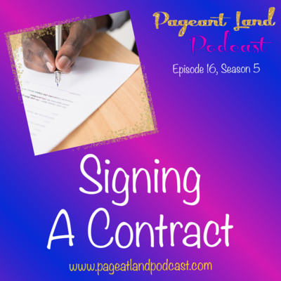 Signing A Contract