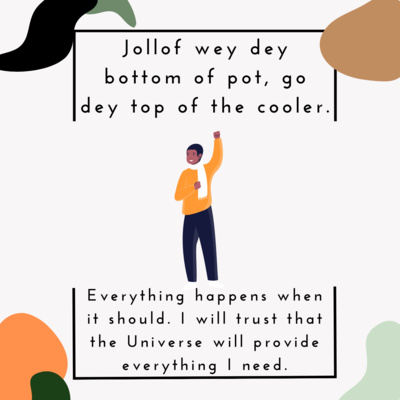 Awele African Pidgin Affirmations