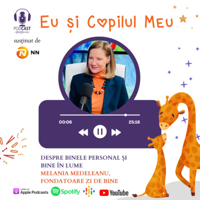 Despre binele personal și bine în lume cu Melania Medeleanu