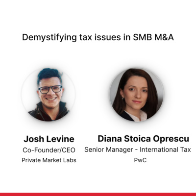 Demystifying tax issues in small business M&A