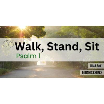 Peter Hartley - 19/03/23 - “Walk, Stand, Sit | Psalm 1 - SELAH (Part 1)” episode artwork