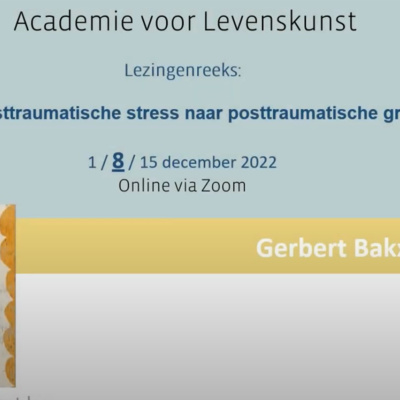 Gerbert Bakx - over levenskunst