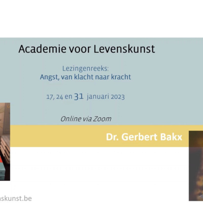 Gerbert Bakx - over levenskunst