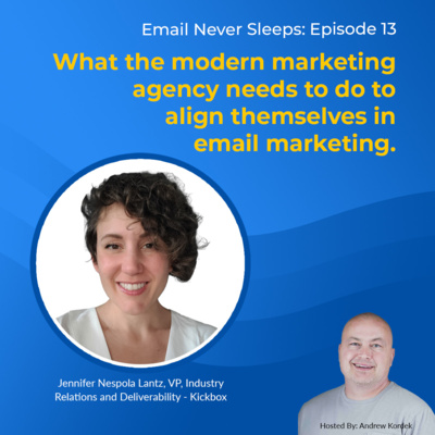 What the modern marketing agency needs to do to align themselves in email marketing | Episode 13 | Jennifer Nespola Lantz 