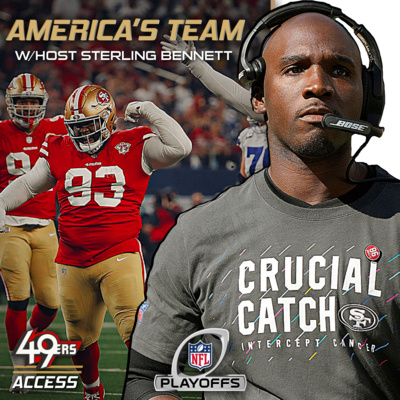AMERICA'S TEAM: Reaction to the 49ers Wild Card victory vs. Dallas Cowboys, Defense makes a statement & Jimmy Garoppolo's rollercoaster performance episode artwork
