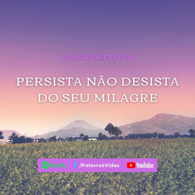 Palavra é Vidas! ❤️