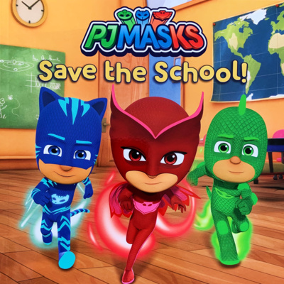PJ Masks Save The School adapted by Lisa Lauria | AUDIO ONLY | Kids Book Read Aloud ( Ages 3 - 7 )
