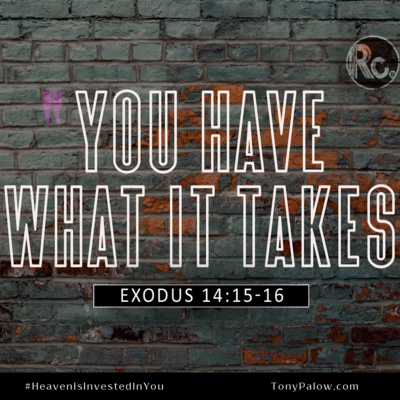 You Have What It Takes (Exodus 14:15,16)