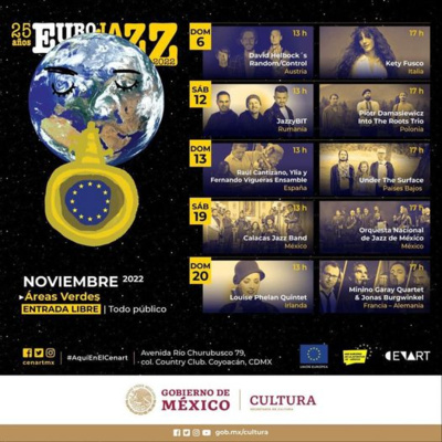 El Eurojazz cumple 25 años; se desarrollará del 6 al 20 de noviembre en el CENART  episode artwork