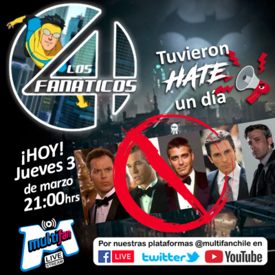 Los actores tras Batman y el HATE que sufrieron | Invincible | Death Note y más... [Los 4 Fanáticos 2x05]