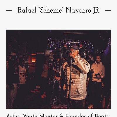 Interview w/ Artist & Youth Mentor Rafael “Scheme” Navarro