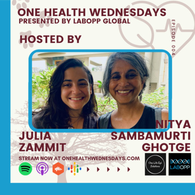 Episode 4: Implementing One Health in rural India Guest Host: Julia Zammit Special Guest: Nitya Sambamurti Ghotge
