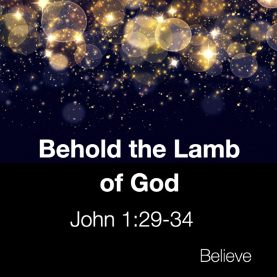 "Behold the Lamb of God" - John 1:29-34 (February 14, 2021)