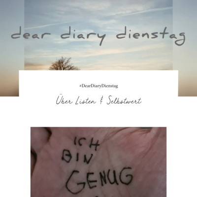 Dear Diary Dienstage - Audioimpulse