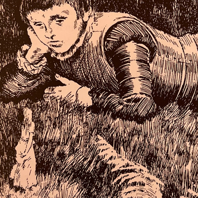 Anne leser fra boken...