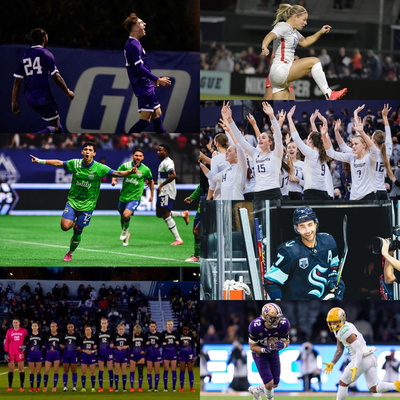 Episode 110: UW Men's soccer back to #1 in country, Reign find out their playoff opponent, Sounders clinch 2nd in West, Kraken mixed week, and more! episode artwork