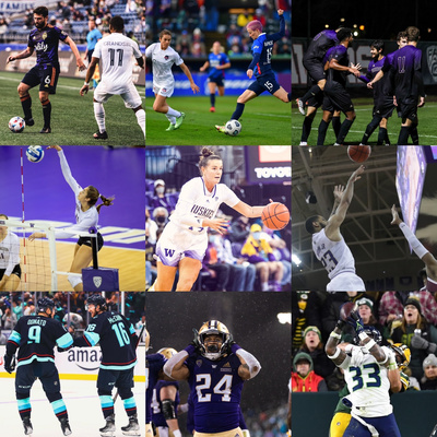 Episode 111: Seahawks, Reign, Kraken, and UW Football all lose in another tough week, UW basketball teams and Volleyball winning + more episode artwork