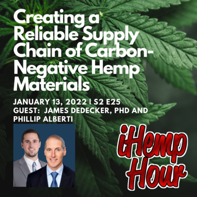 Creating a Reliable Supply Chain of Carbon-Negative Hemp Materials | iHemp Hour ft. Tim Almond and Eric Austermann
