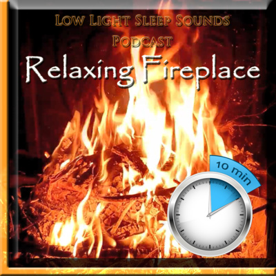 Relaxing Fireplace | 10 MINUTES | For those on the GO! | Calming sounds| Crackling fire sounds | Burning Logs to warm your feet next to!