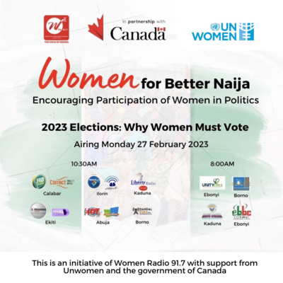 2023 Elections: why women must vote (FAD FM 93.1 Calabar) episode artwork