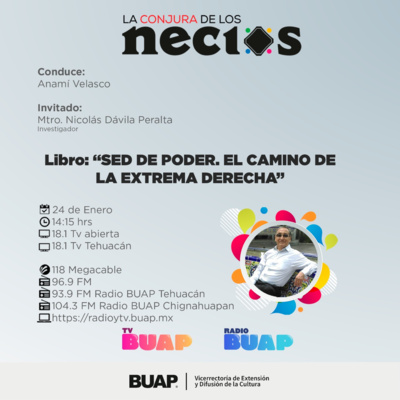 Ep. Libro: Sed de poder. El camino de la extrema derecha. La conjura de los necios. episode artwork