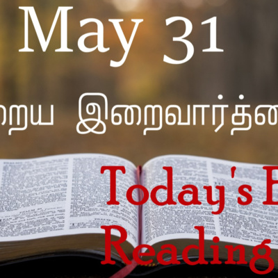 Holy Mass Readings Tamil | 31 May 2022 | Daily Bible Reading Tamil | Today's Mass readings