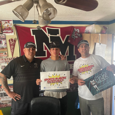 Sports-N-More Podcast with Eddie Morelos (Season 3 - Ep. 14/888) - Organ Mountain Knights (football and Golf) - Logan and John Tarango - Remembering Abe Romero episode artwork