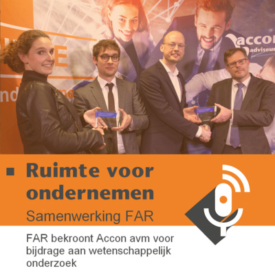 Podcast 9: FAR bekroont accon■avm voor bijdrage aan wetenschappelijk onderzoek