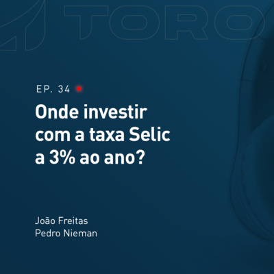 #034 | Mercado | Onde investir com a taxa Selic a 3% ao ano? episode artwork