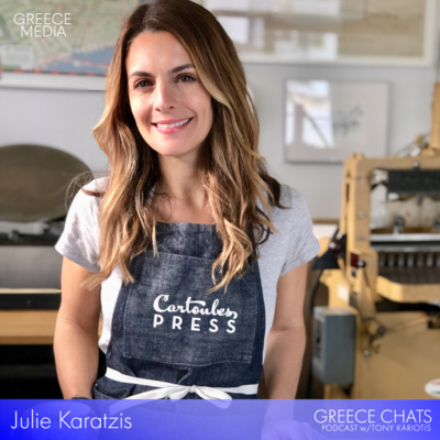 44. Julie Karatzis - Founder of Cartoules Press, Kefalonia Travel Tips