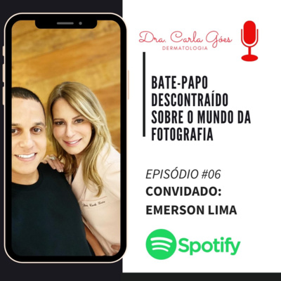 Dra. Carla Góes com Emerson Lima